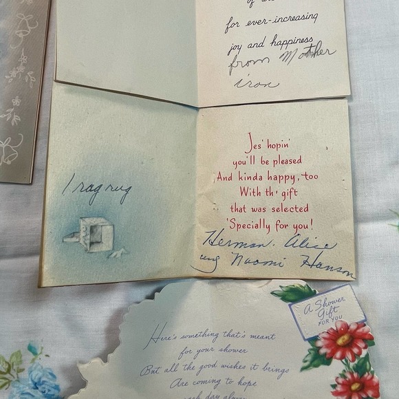 Lot of Kitsch Shower Cards and Wedding Cards - Picture 7 of 14